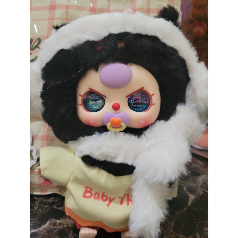 Baby Three Christmas Carnival Santa Kitten Character Plush Toy NEW in Box .